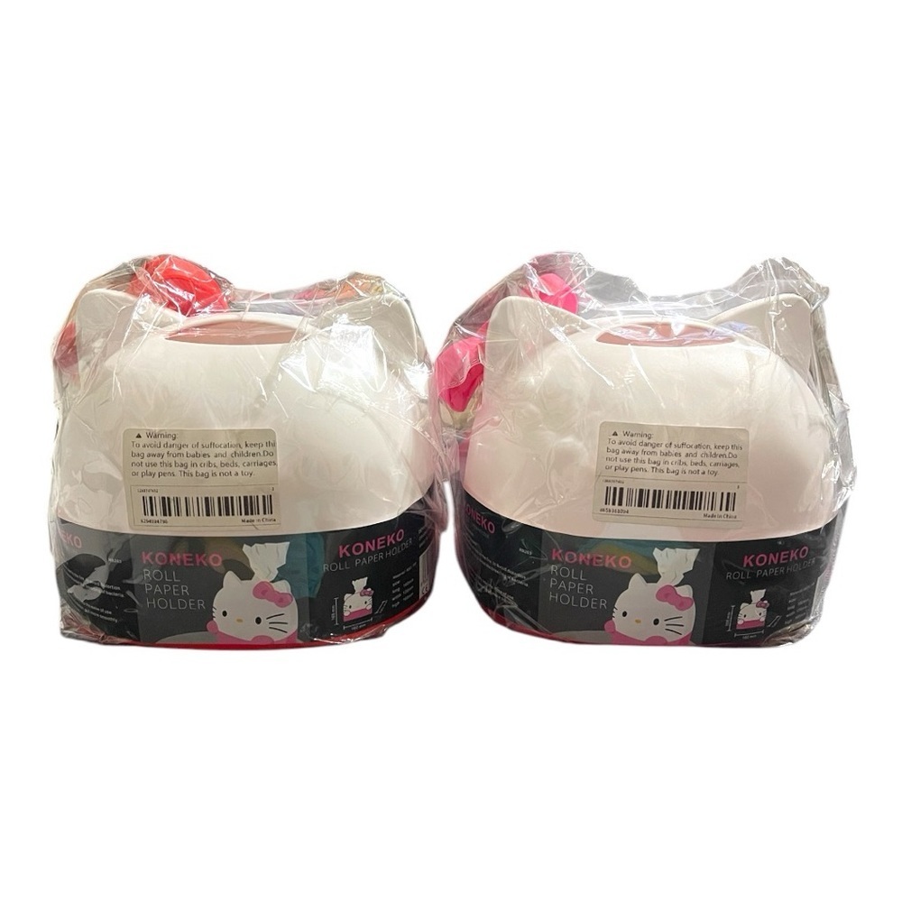 Hello Kitty Roll Paper Holder - Koneko Roll Paper Holder 🐱💖 - Picture 2 of 2